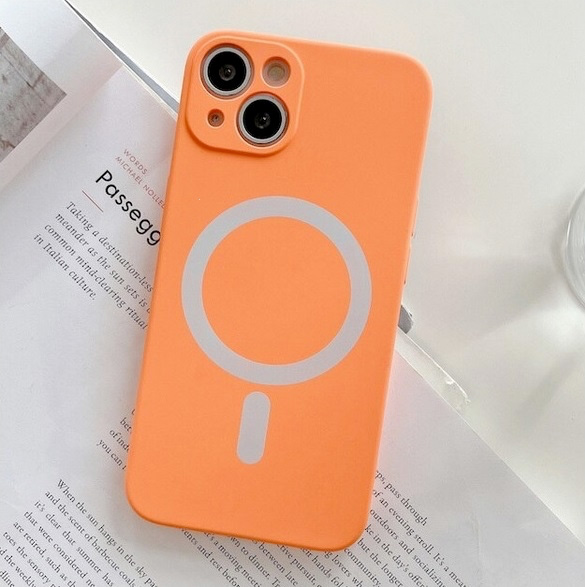 SYphone MagSilicone kryt pro iPhone (Oranžová)